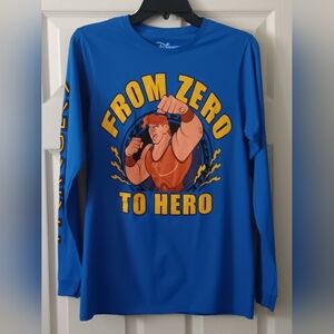 Disney Hercules Zero to Hero T-shirt Sz S